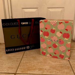 GUCCI 100% Authentic Special Edition Large box and shopping bag